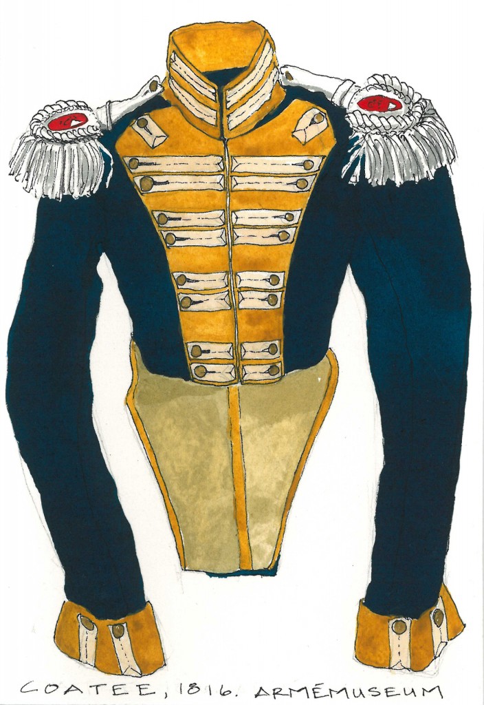 Military jacket w epaulets