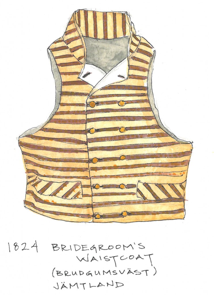 striped vest